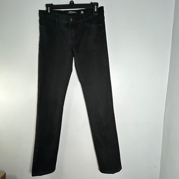 Ed Hardy Womens Black Denim Jeans Skinny Fit Embellished Pockets Size 28 - Picture 2 of 7